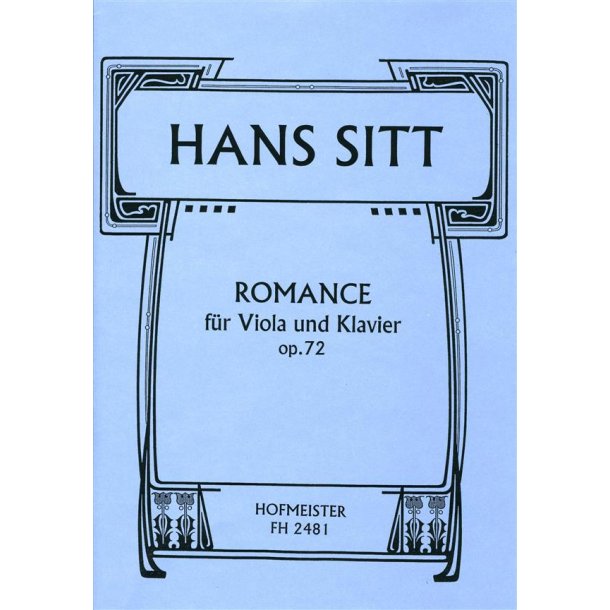 Hans Sitt: Romance Op. 72