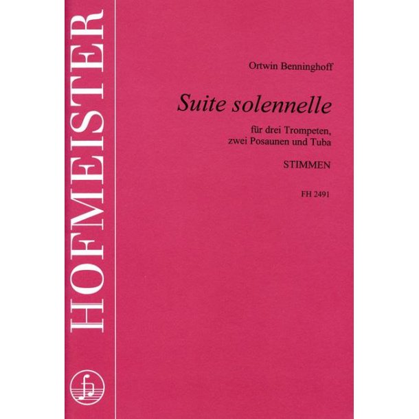 Benninghoff, O.: Suite Solennelle - Parts