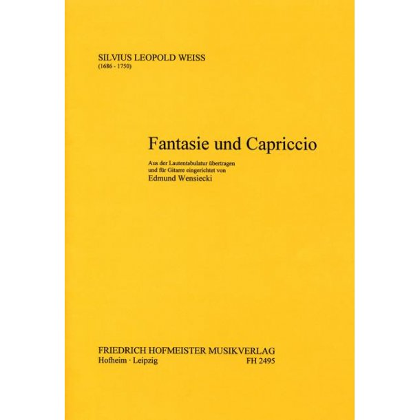 Weiss, S. L.: Fantasy And Capriccio