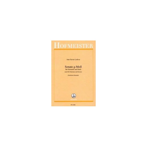 Jean Xavier Lefevre: Sonate In G Minor