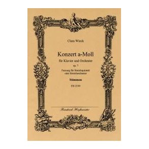 Wieck, C.: Concerto Op 7/1 - Parts