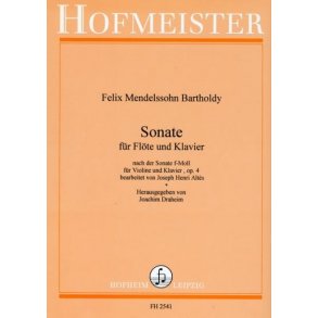 Mendelssohn Bartholdy, F.: Sonta In F Minor Op 4