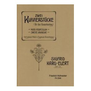 Karg-elert, S.: 2 Piano Pieces Op 22