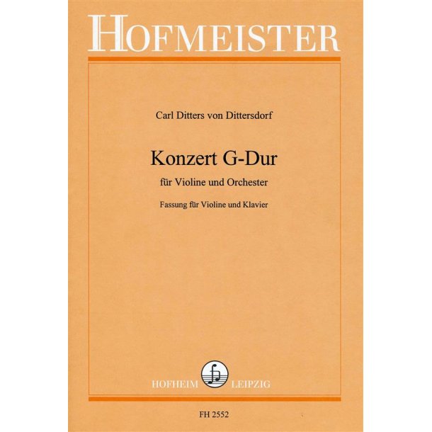Dittersdorf, C. D. V.: Concerto In G