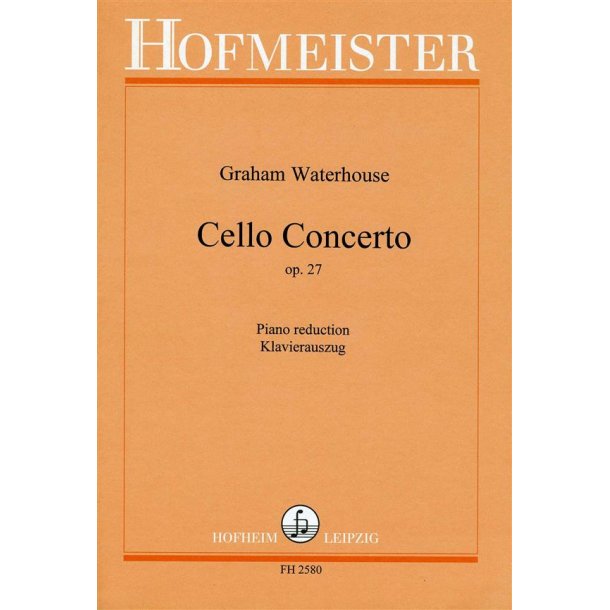 Waterhouse, G.: Cello Concerto Op 27