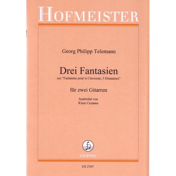 Telemann, G. P.: 3 Fantasias
