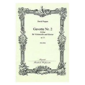 David Popper: Gavotte Op. 23 No. 2