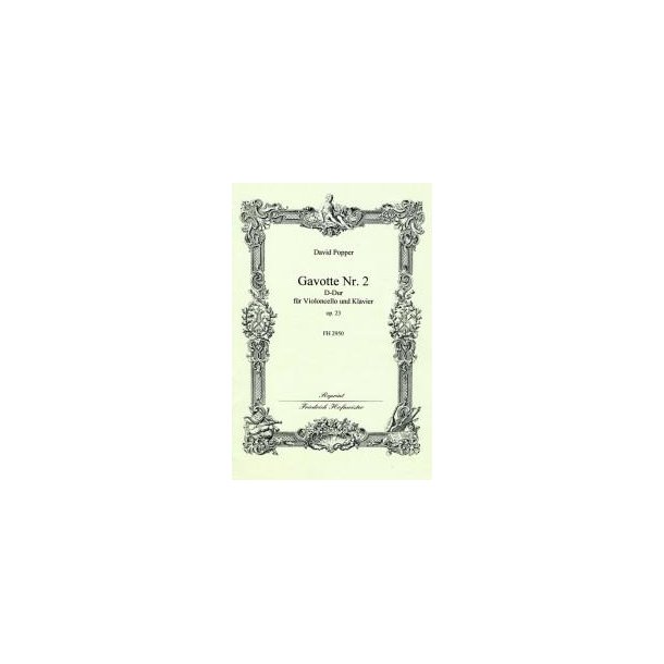 David Popper: Gavotte Op. 23 No. 2