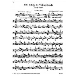 David Popper: Hohe Schule Des Violoncellspiels Op. 73 Band 1