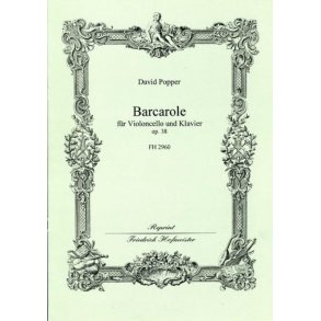 Popper, D.: Barcarole Op 38
