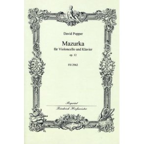 Popper, D.: Mazurka Op 12