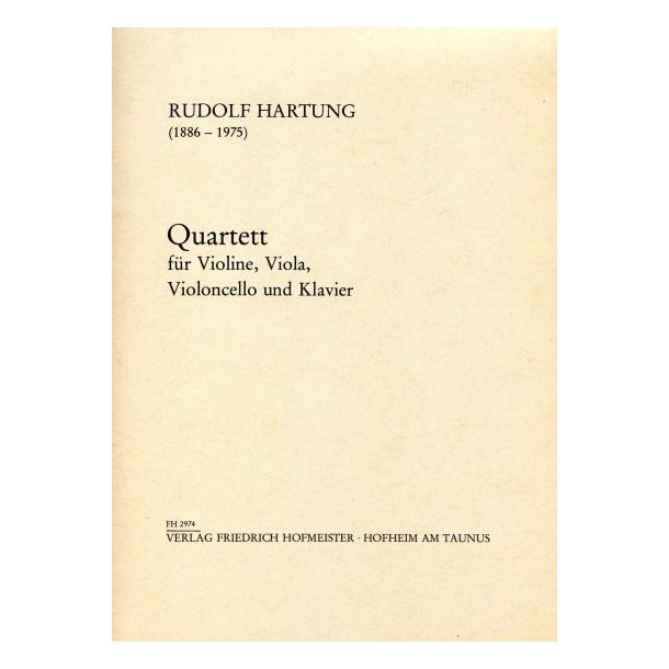 Hartung, R.: Quartett