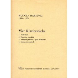 Hartung, R.: 4 Piano Pieces