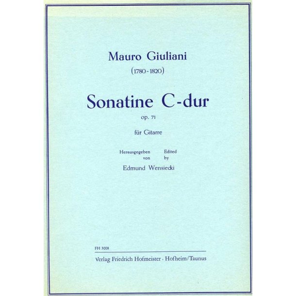 Giuliani, M.: Sonata In C Op 71