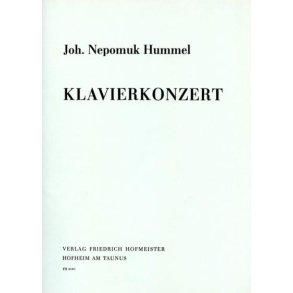 Hummel, J. N.: Piano Concerto In A Major