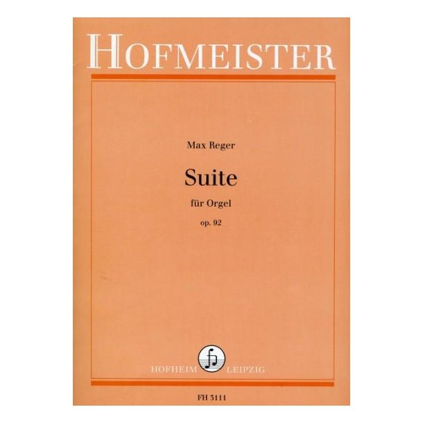 Reger, M.: Suite Op 92