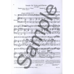 Karl Ditters von Dittersdorf: Sonate Es-Dur Fr Viola Und Klavier