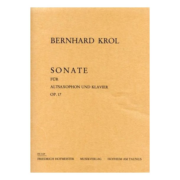 Krol, B.: Sonata Op 17