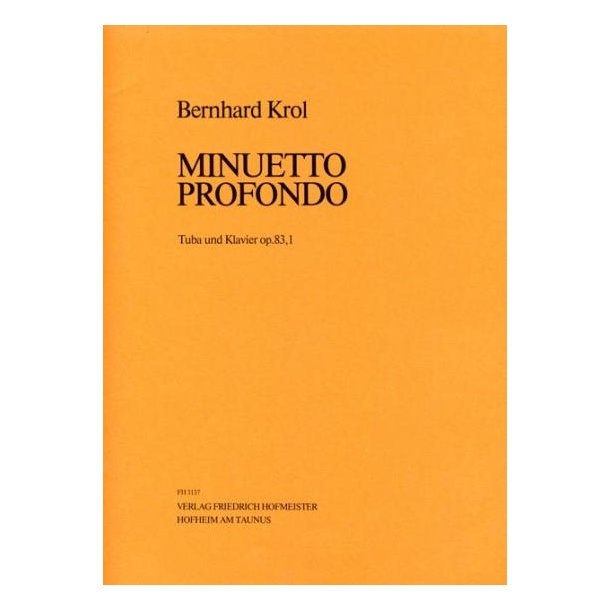Krol, B.: Minuetto Profondo Op 83/1