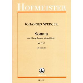 Sonata per il Contrabasso e Viola obligato : Me C I/7