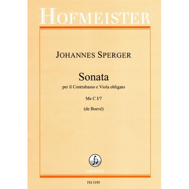 Sonata per il Contrabasso e Viola obligato : Me C I/7