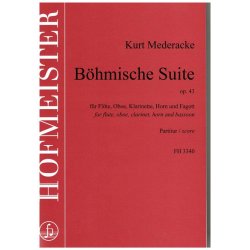 B&ouml;hmische Suite, op. 43 : f&uuml;r Fl&ouml;te, Oboe, Klarinette, Horn und Fagott