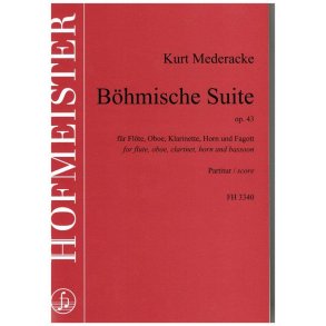 Böhmische Suite, op. 43 : für Flöte, Oboe, Klarinette, Horn und Fagott