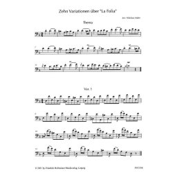 10 Variationen &uuml;ber "La Folia"