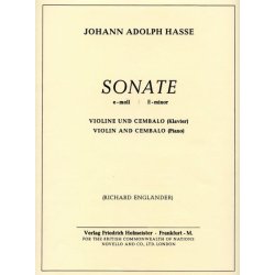 Hasse: Sonata E Minor