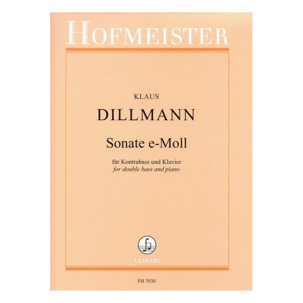 Dillmann, K.: Sonata In E Minor