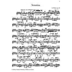 Weiner, S.: Sonatina Op 65
