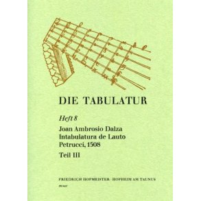 Dalza, J. A.: Die Tabulatur Book 8: Intabulatura, 1508, Teil Iii