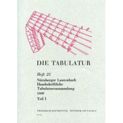 Die Tabulatur Book 23: Nurnberger Lautenbuch, Um 1600, Teil I
