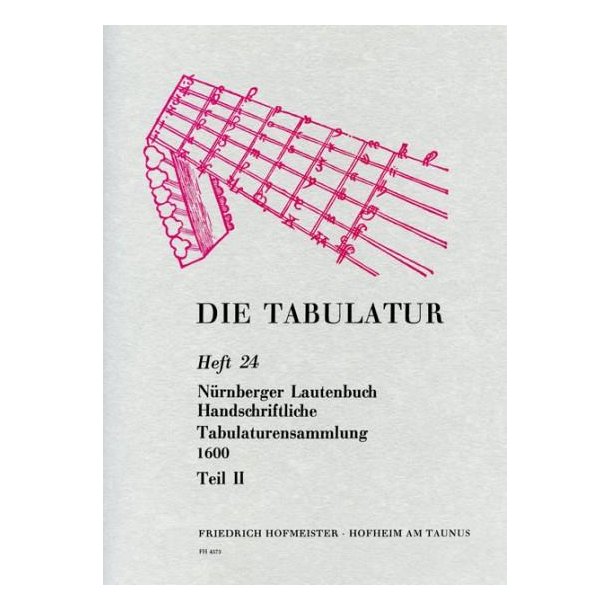 Die Tabulatur Book 24: Nurnberger Lautenbuch, Um 1600, Teil Ii