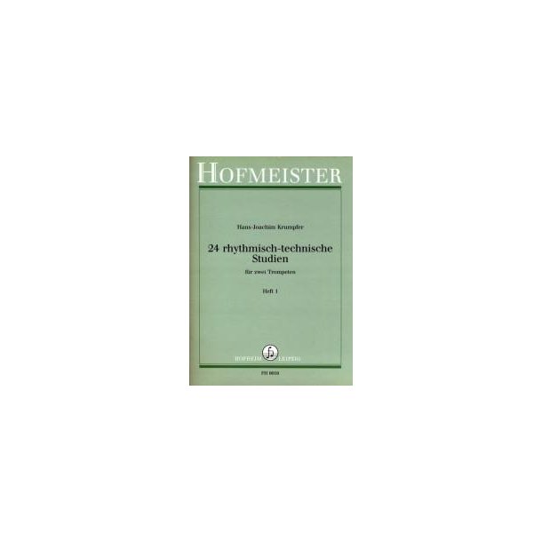 Krumpfer, H. J.: 24 Rhythmic-technical Studies Book 1