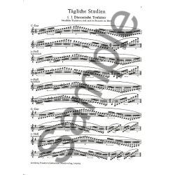 Carl B&auml;rmann: T&auml;gliche Studien Aus Carl B&auml;rmanns "Clarinett-Schule" Op. 63