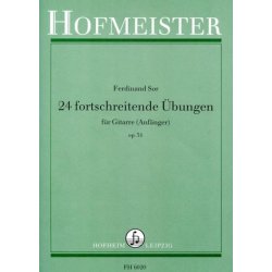 Ferdinand Sor: 24 Exercises Op.31
