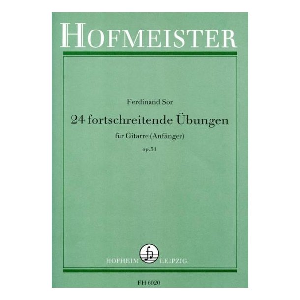 Ferdinand Sor: 24 Exercises Op.31