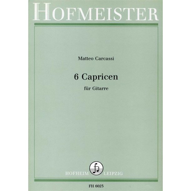 Matteo Carcassi: 6 Capricen Fur Gitarre