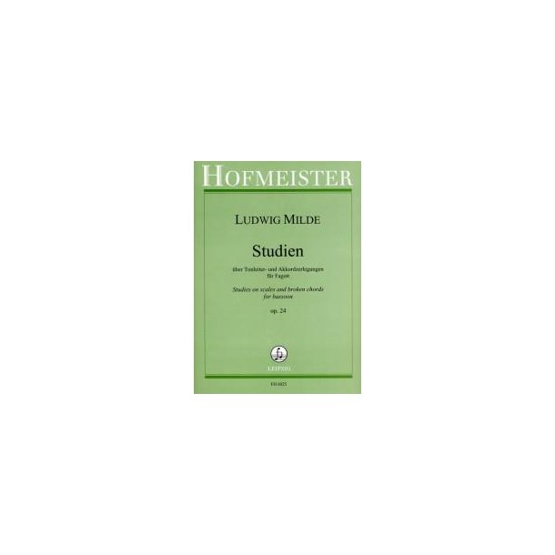 Ludwig Milde: Studien ber Tonleiter- Und Akkordzerlegungen Op. 24