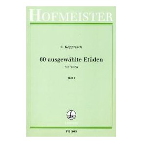 Franz Seyffarth: 60 Ausgewhlte Etden Fr Tuba Band 1