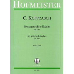 Franz Seyffarth: 60 Ausgewhlte Etden Fr Tuba Band 2
