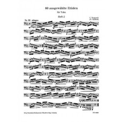 Franz Seyffarth: 60 Ausgewhlte Etden Fr Tuba Band 2