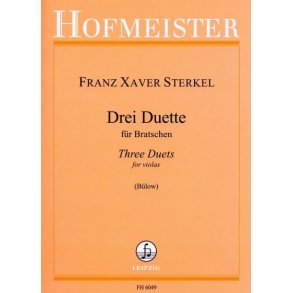 Franz Xaver Sterkel: Drei Duette Fr Bratschen