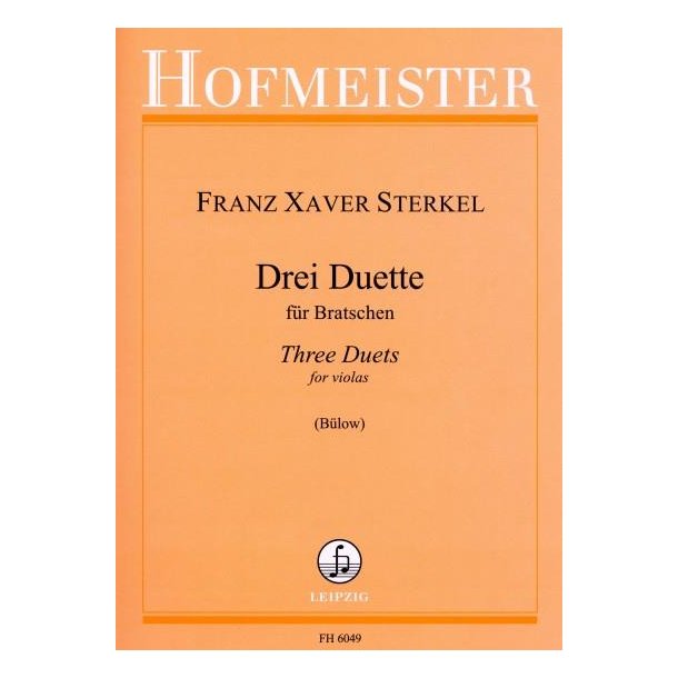 Franz Xaver Sterkel: Drei Duette Fr Bratschen