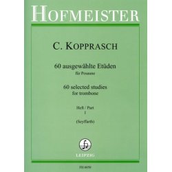 Franz Seyffarth: 60 Ausgewhlte Etden Fr Posaune Band 1