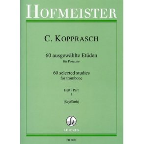 Franz Seyffarth: 60 Ausgewhlte Etden Fr Posaune Band 1