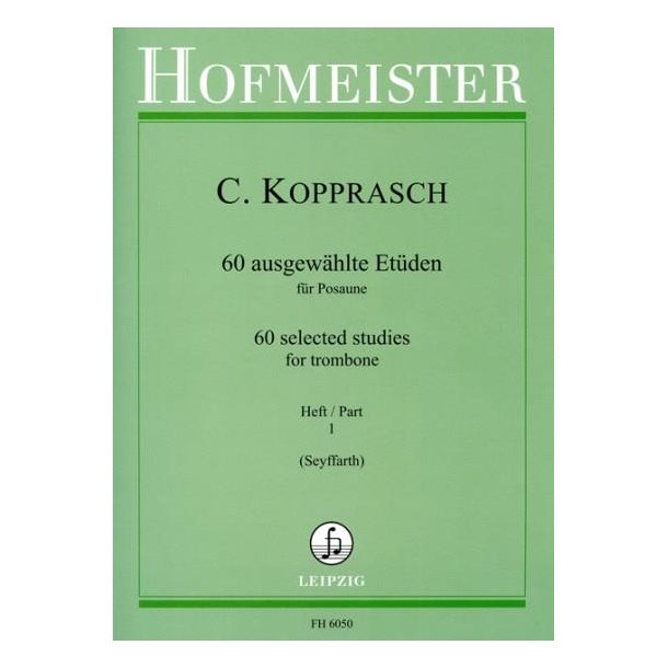 Franz Seyffarth: 60 Ausgewhlte Etden Fr Posaune Band 1