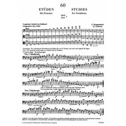 Franz Seyffarth: 60 Ausgewhlte Etden Fr Posaune Band 1