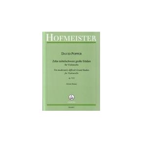 David Popper: 10 Mittelschwere Groe Etden Op. 76 Band 2